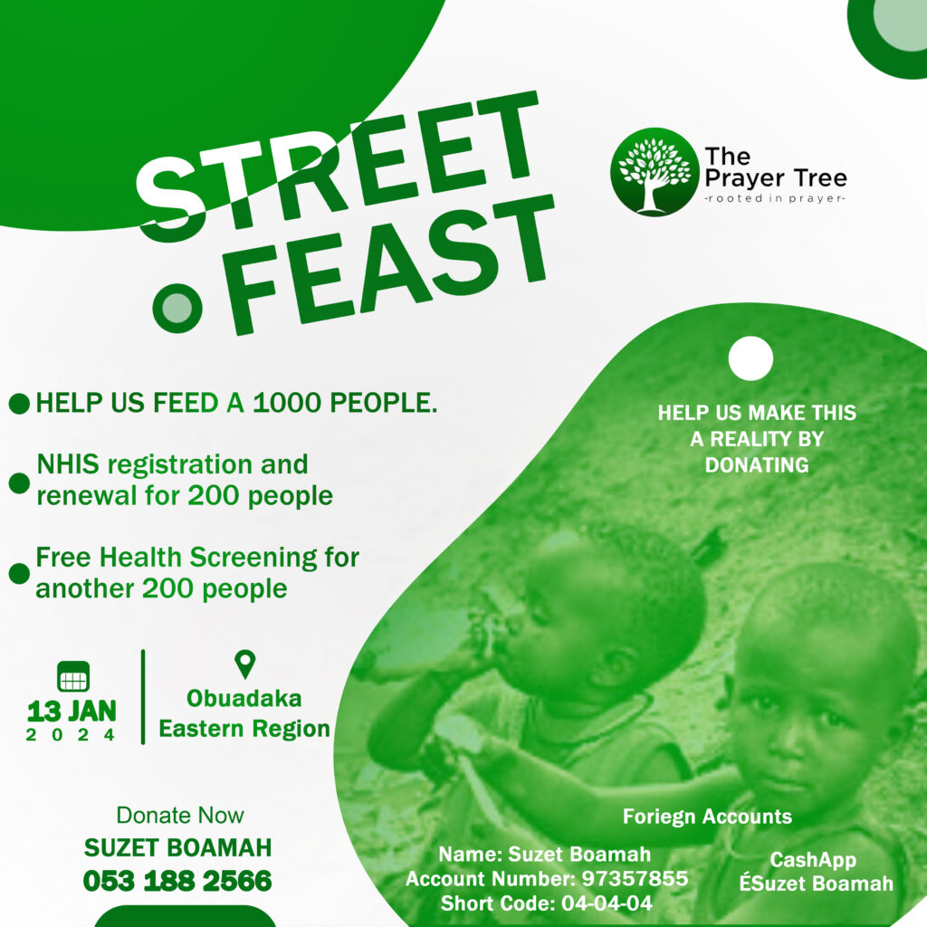 Prayer Tree Foundation volunteers serving food during the 2024 Street Feast, supporting over 1,000 people with meals, health checks, and NHS registration
